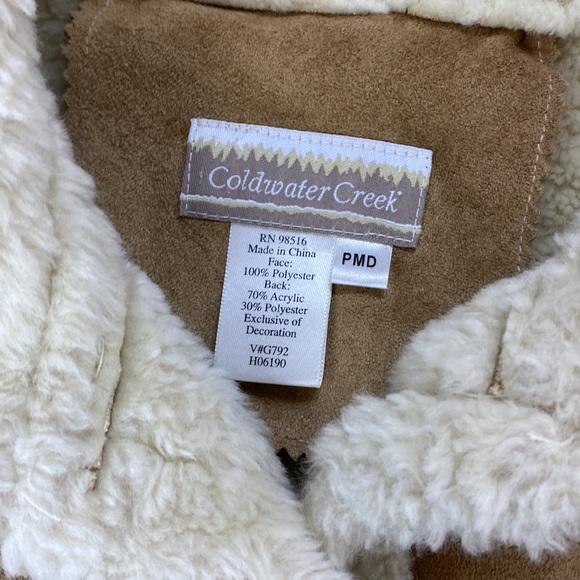 Coldwater Creek Vintage Y2k Boho Embroidered Ribbon Vegan Jacket - Picture 8 of 12